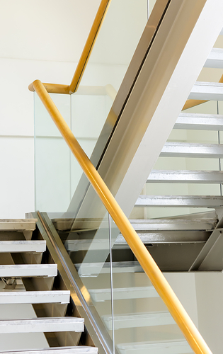 Glass for the Yard | Glass Side Stair Panels
