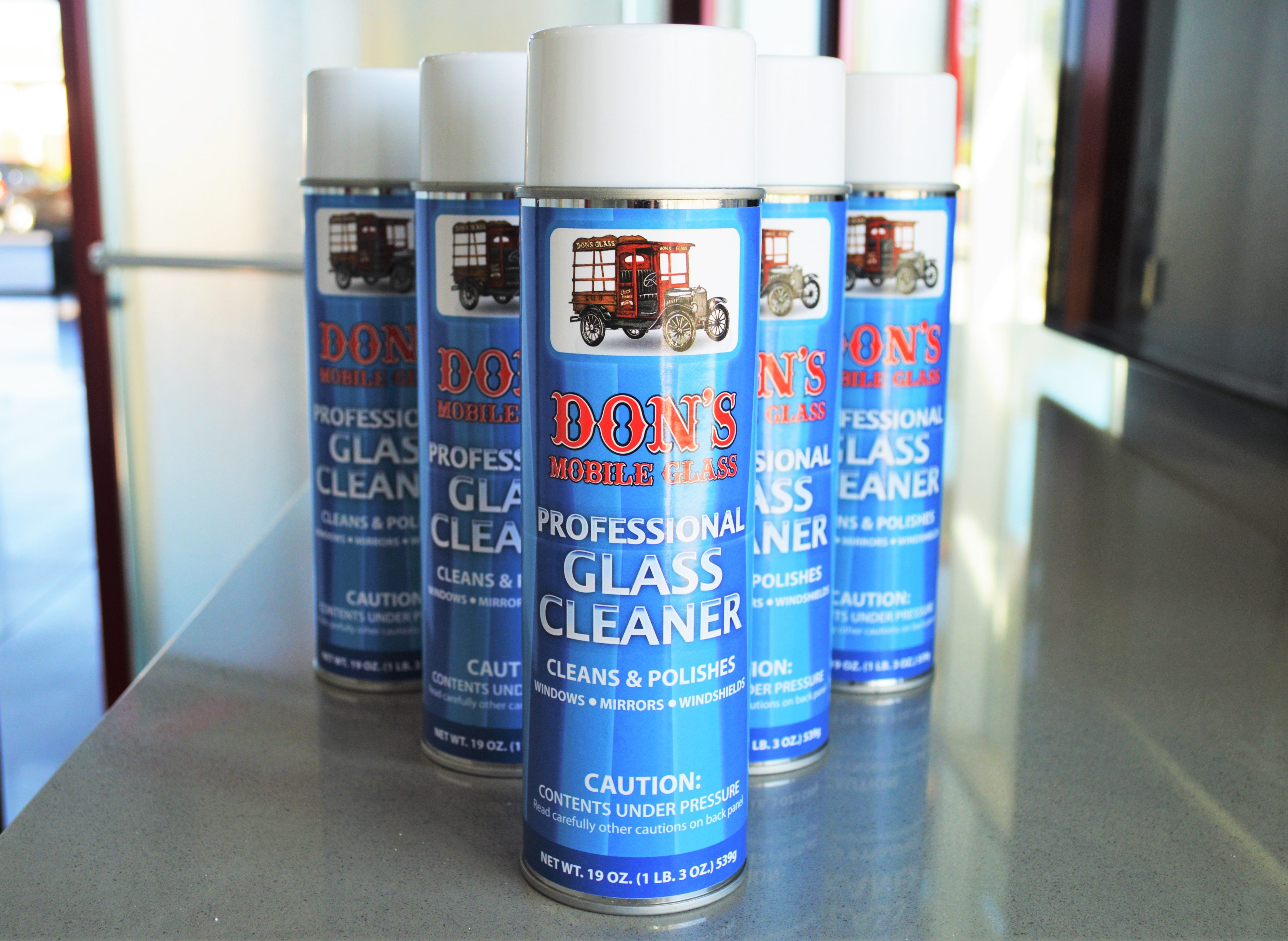 Don’s Mobile Glass Professional Glass Cleaner 6 (19oz) Spray Cans Don's Mobile Glass