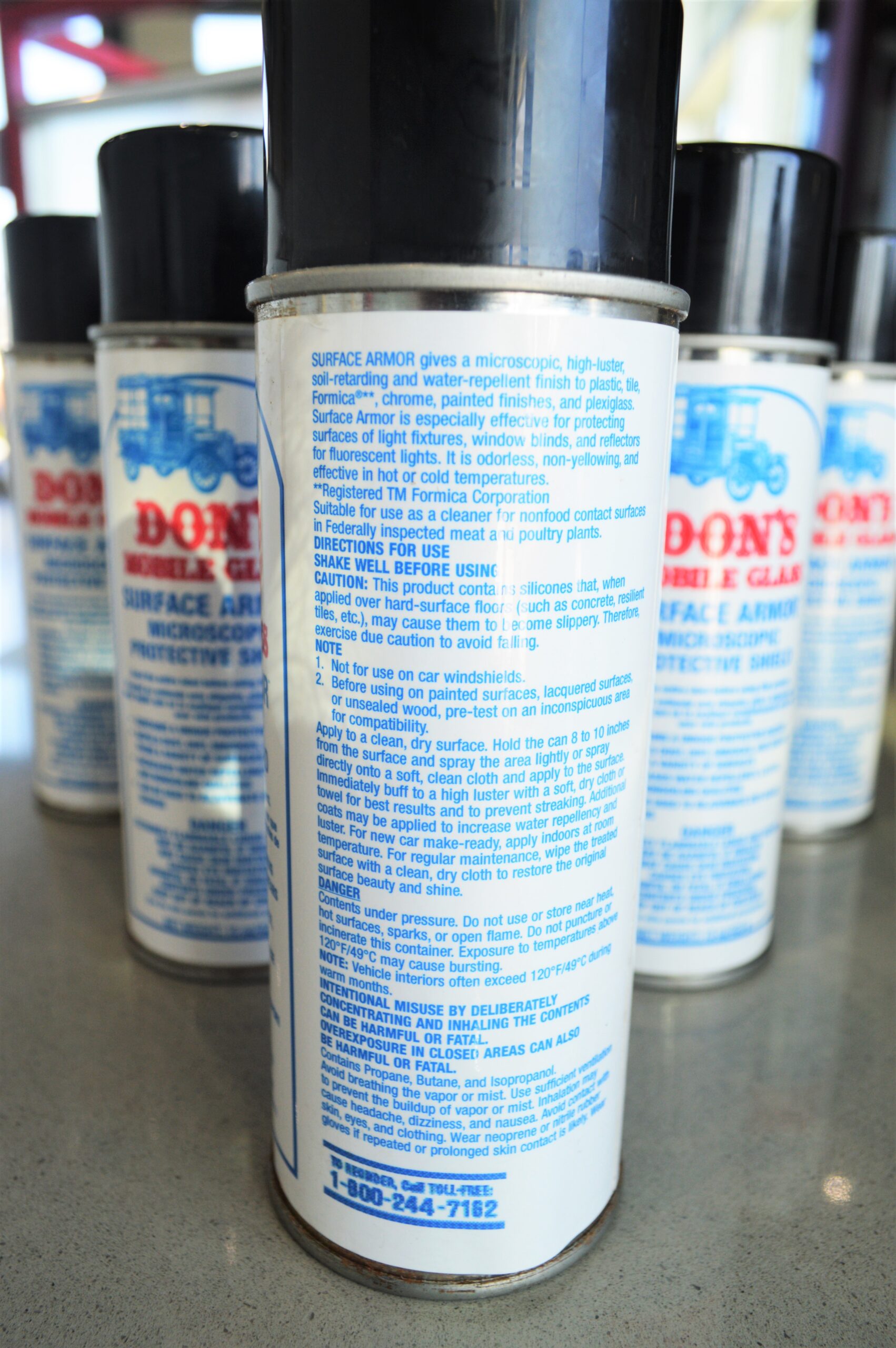 Don’s Mobile Glass Professional Surface Armor 6 (15oz) Spray Cans Don
